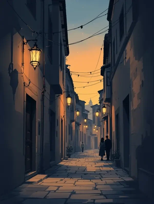 月巷小路海报