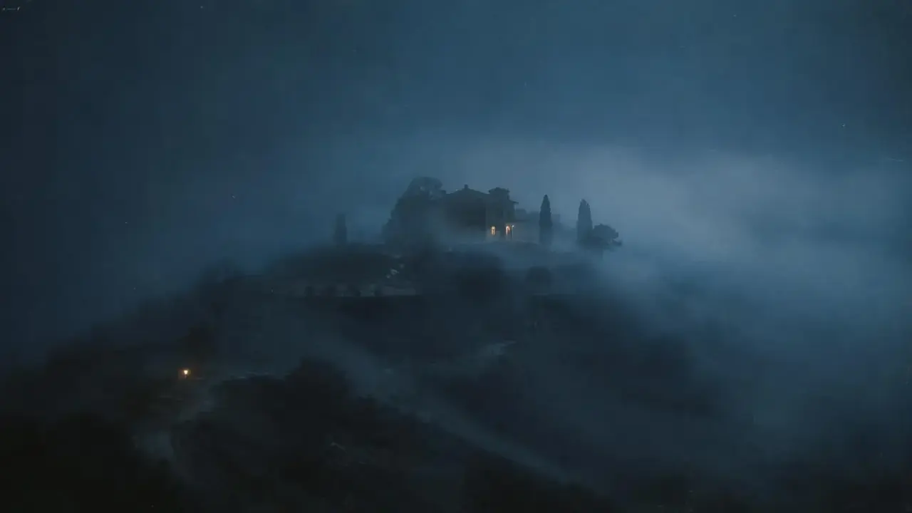 雾夜密码背景剧照，悬疑题材短剧